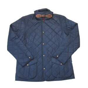 NWT Polo Ralph Lauren Women's Diamond Quilted in Aviator Navy Jacket XL